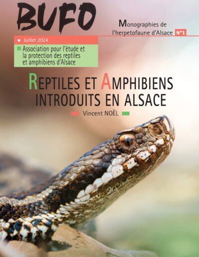 Création du magazine BUFO N°1 pour l'association de protection des reptiles et amphibiens du même nom